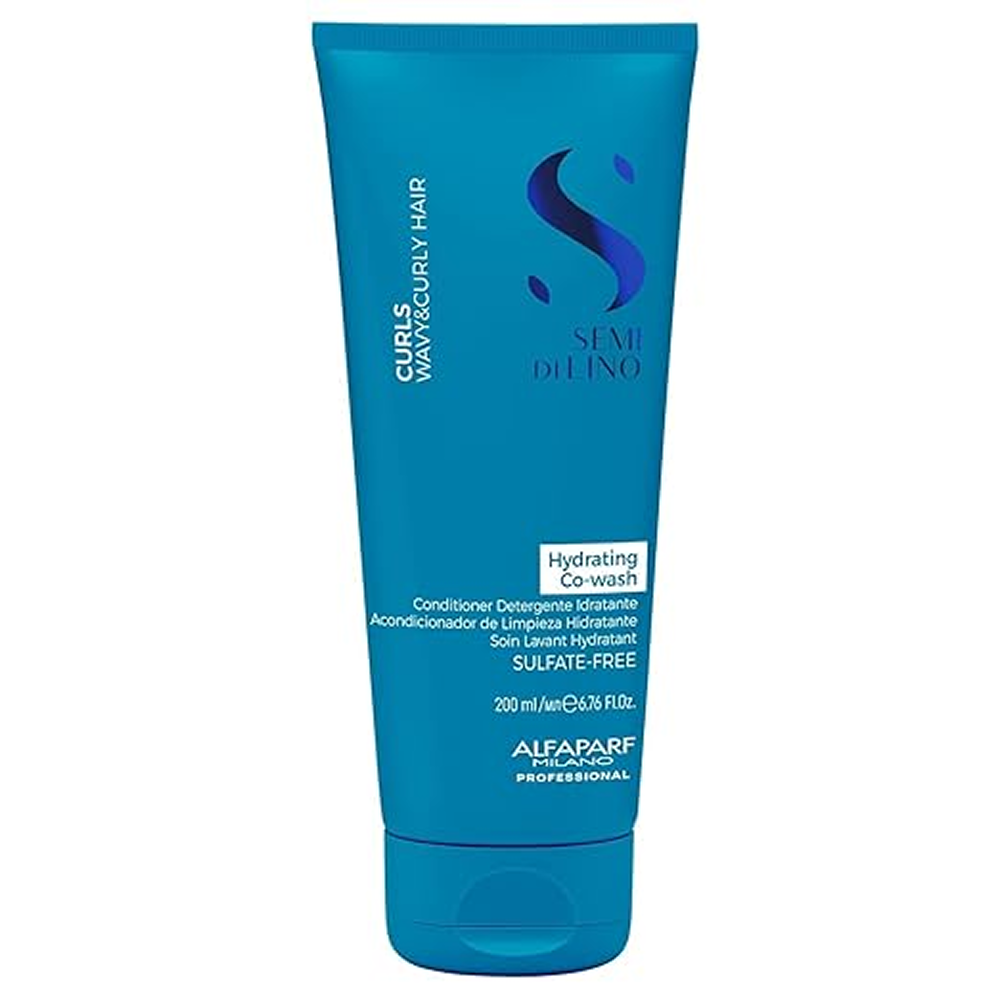 Alfaparf Semi Di Lino Curls Hydrating Co-Wash 200ml-Co-Wash-Beauty and hair supply