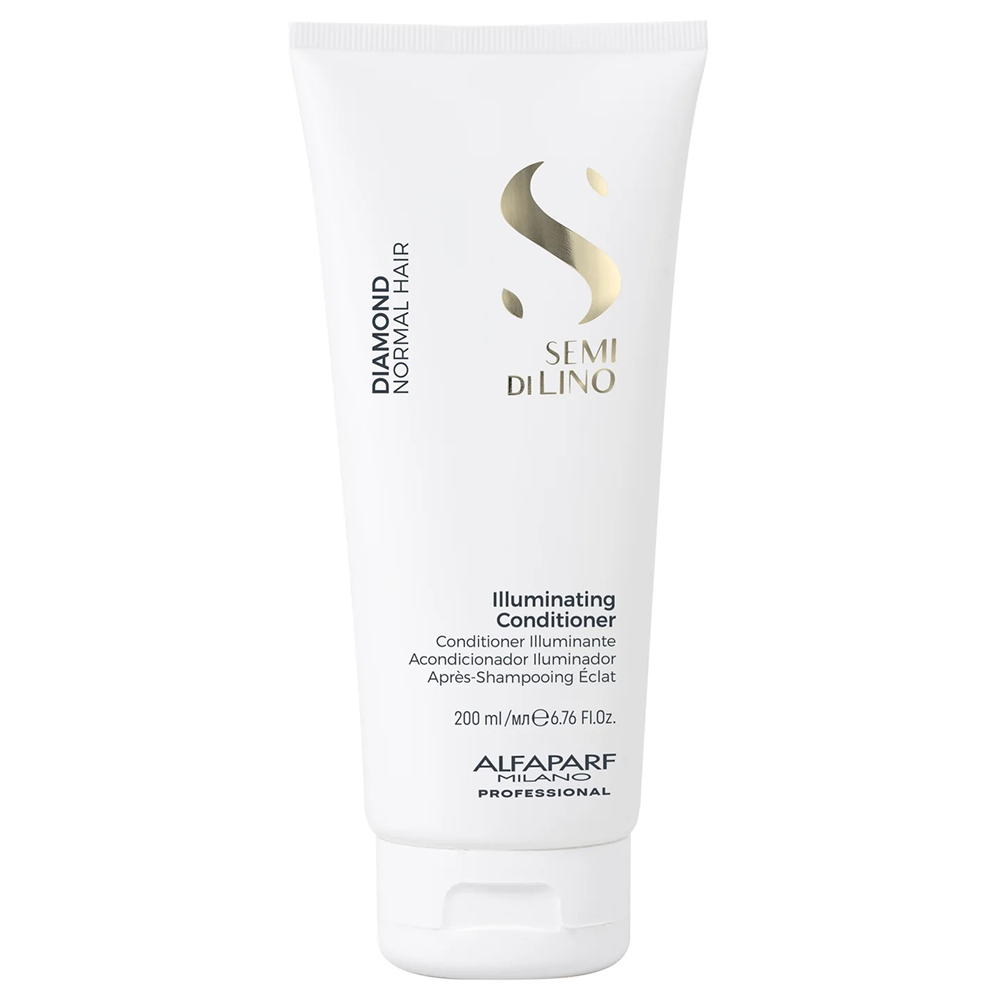 Alfaparf Semi Di Lino Diamond Illuminating Conditioner 200ml-Moisturizing Conditioner-Beauty and hair supply