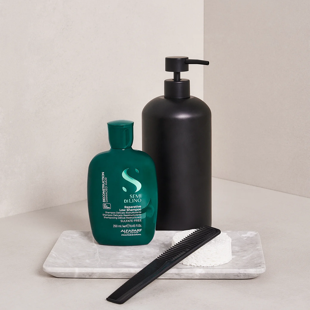 Alfaparf Semi Di Lino Reconstruction Reparative Low Shampoo 250ml-Gentle Shampoo-Beauty and hair supply