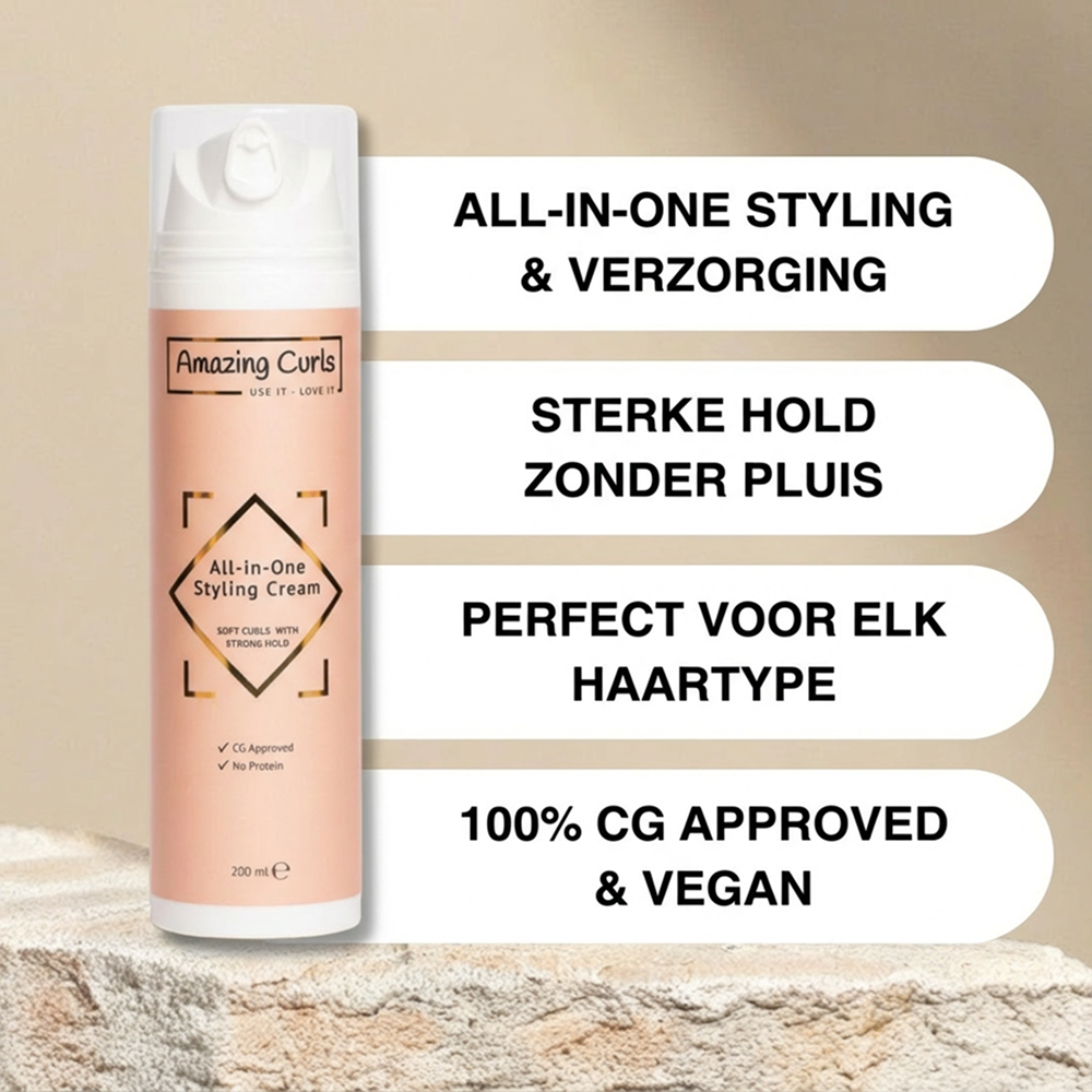 Amazing Curls All-in-One Styling Cream 200ml-Styling Cream-Beauty and hair supply