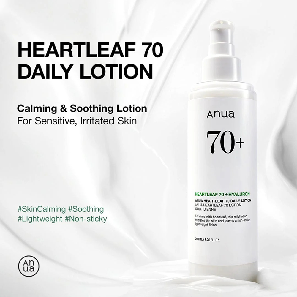 Anua Heartleaf 70% Daily Lotion 200ml-Body Lotion-Beauty and hair supply