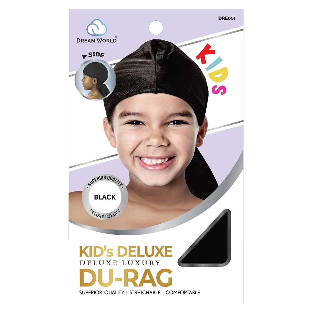 Dream World Kid-Durag Black