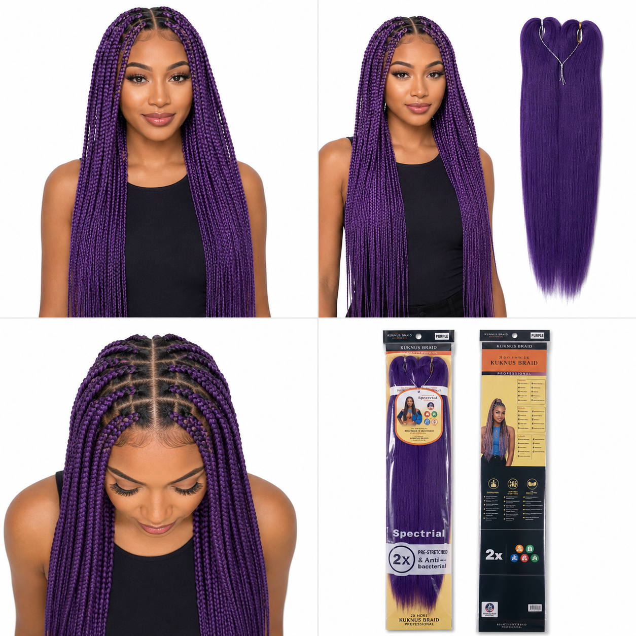 Kuknus Braids 2x Value Pack Pre-Stretched 26"