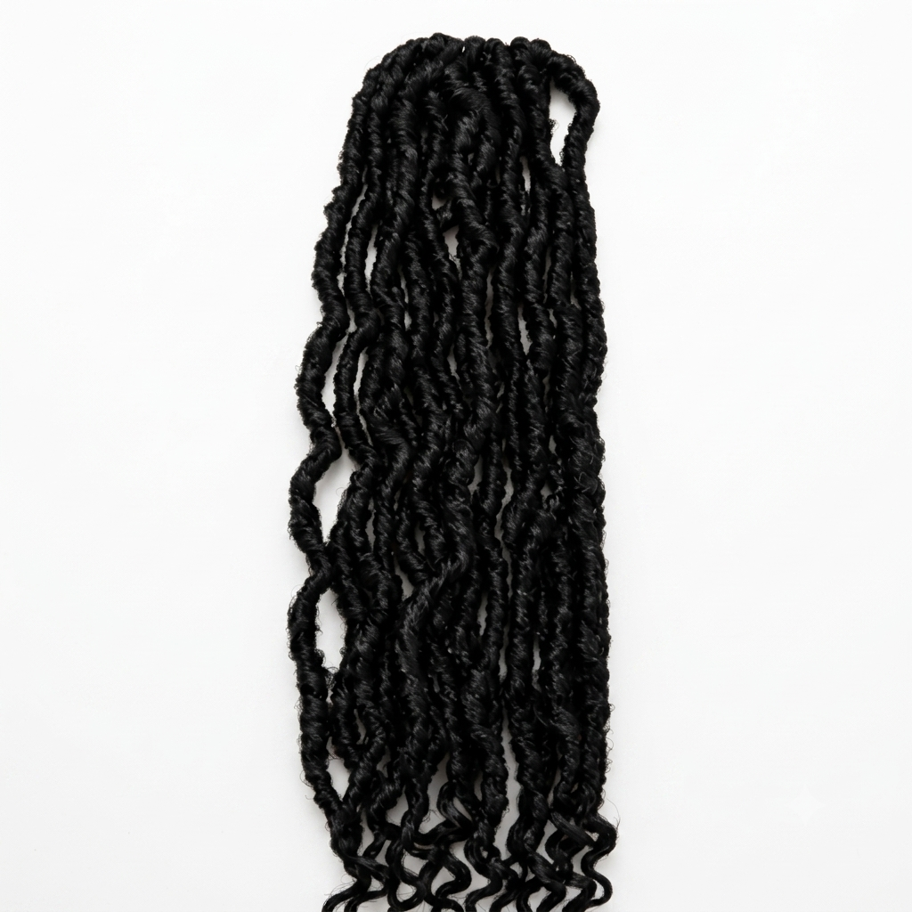 Kuknus Style Dread Lock Wavy Bulk Braiding Hair