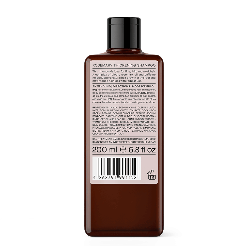 Bali Curls Rosemary Thickening Shampoo 200ml-Scalp Treatment-Beauty and hair supply