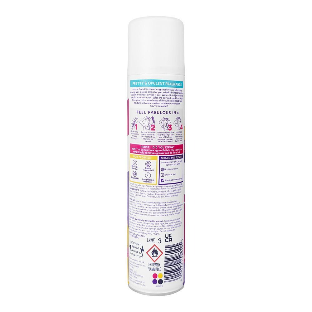 Batiste Dry Shampoo Oriental 200ml-Dry Shampoo-Beauty and hair supply