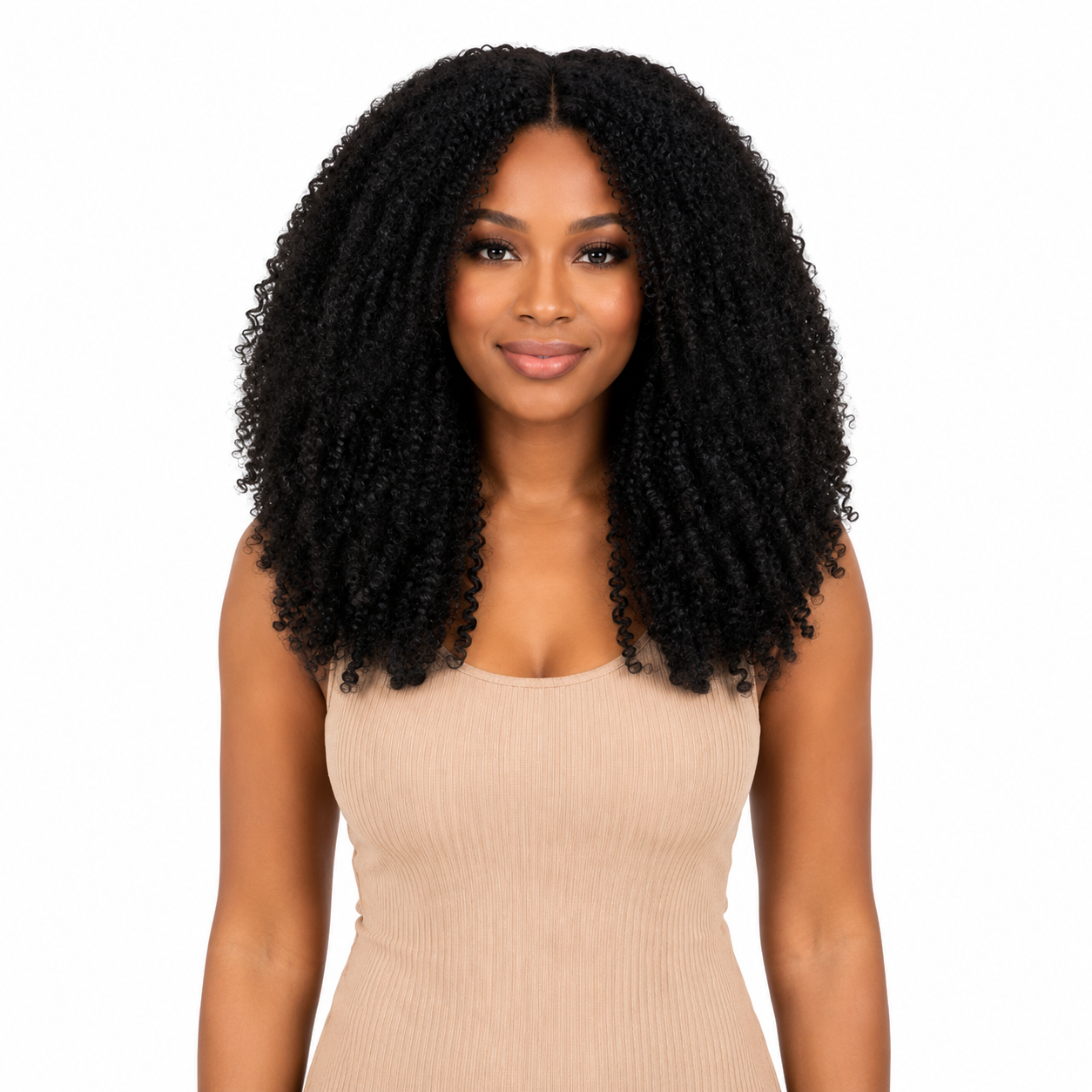 K&C Hair World Afro Kinky Bulk Synthetic Hair