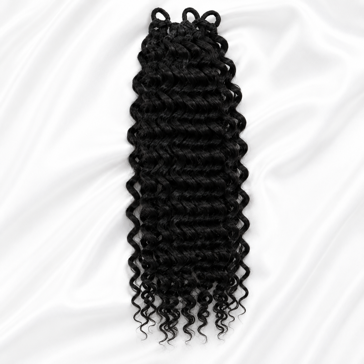 Kuknus Beach Curl Bulk Synthetic Braiding Hair, 20"