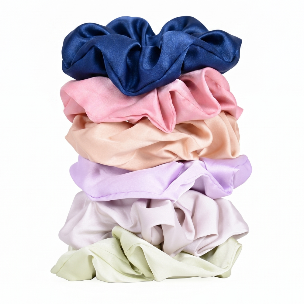 Bifull Satin Hair Ties (Pack of 5)-Hair Ties-Beauty and hair supply