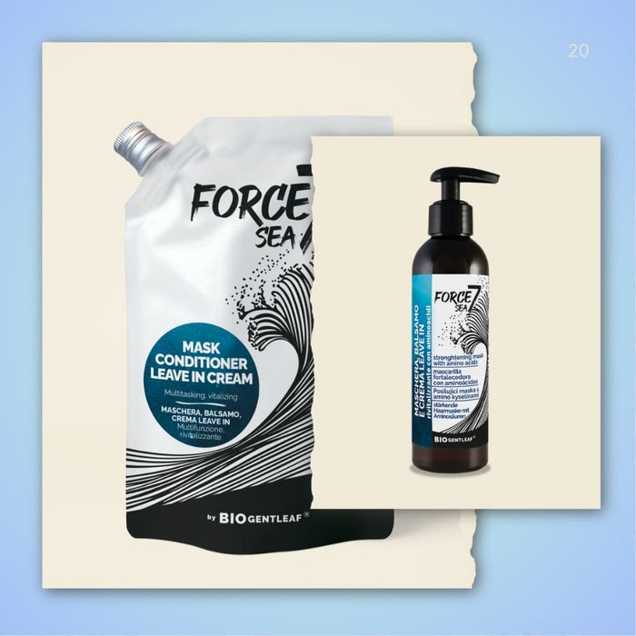 Bio Gentleaf Force 7 Sea Mask, Conditioner, Leave-in Cream 200ml-Leave-in-Beauty and hair supply