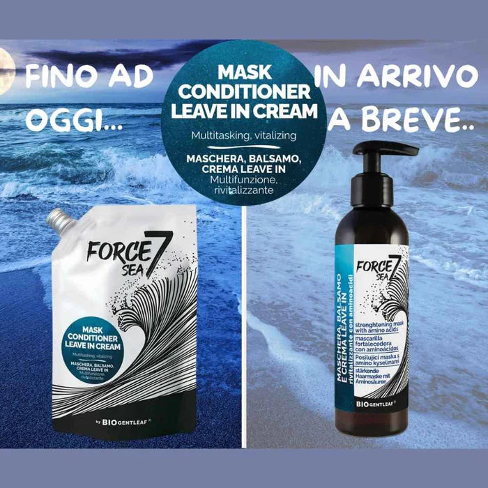 Bio Gentleaf Force 7 Sea Mask, Conditioner, Leave-in Cream 200ml-Leave-in-Beauty and hair supply