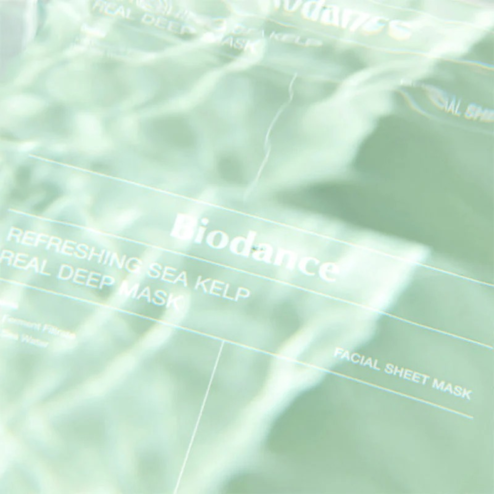 Biodance Refreshing Sea Kelp Real Deep Mask 1 Box 34g X 4 Pieces-Sheet Mask-Beauty and hair supply
