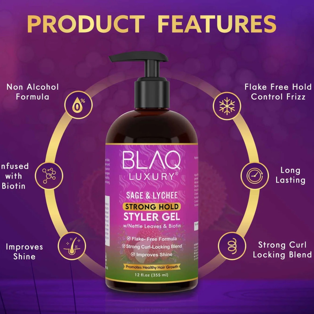 Blaq Sage & Lychee Styler Gel-All-Beauty and hair supply