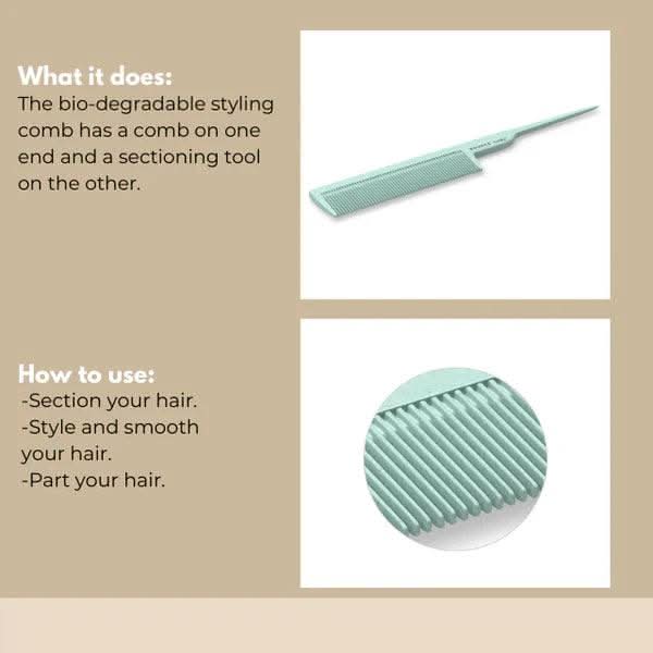 Bounce Curl Styling Comb (Teal)-Styling Comb-Beauty and hair supply