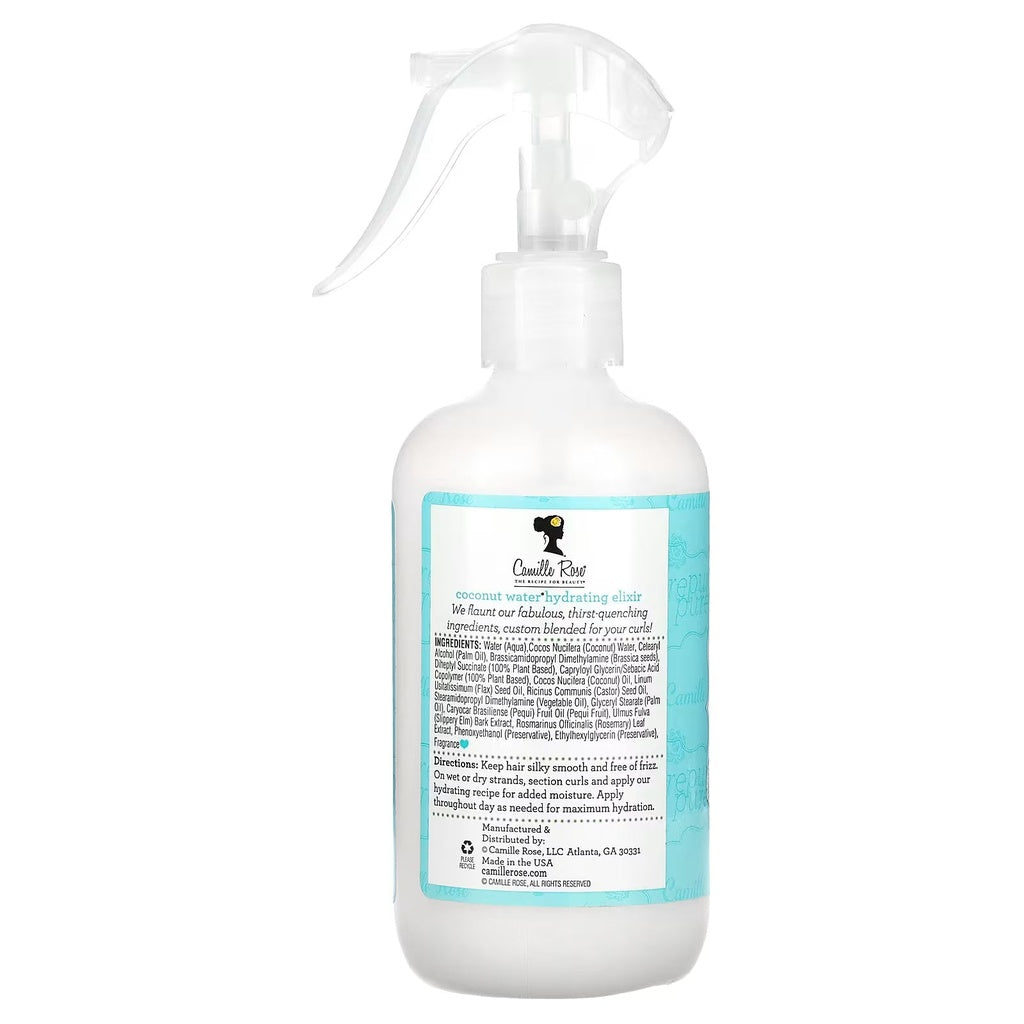 Camille Rose Coconut Water Hydrating Elixir 240ml-Leave-in Spray-Beauty and hair supply