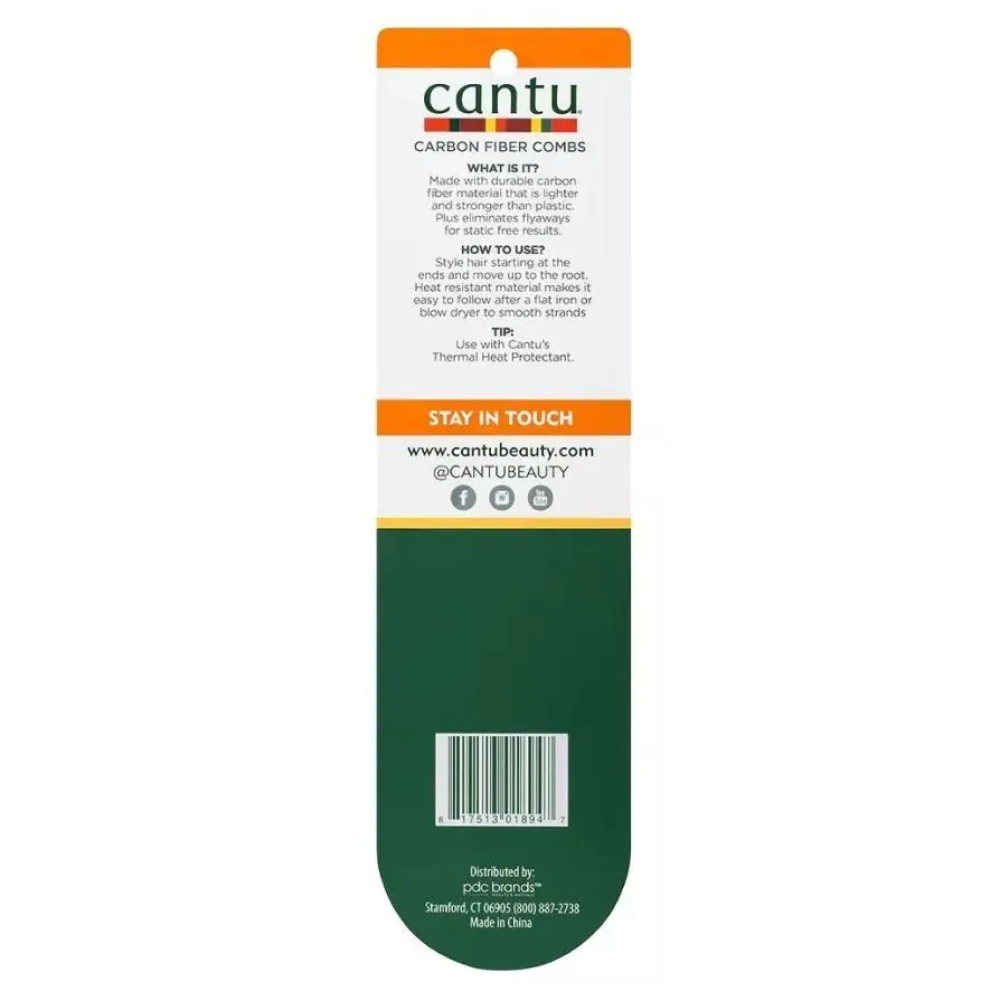 Cantu Accessories Heat Carbon Fiber Combs