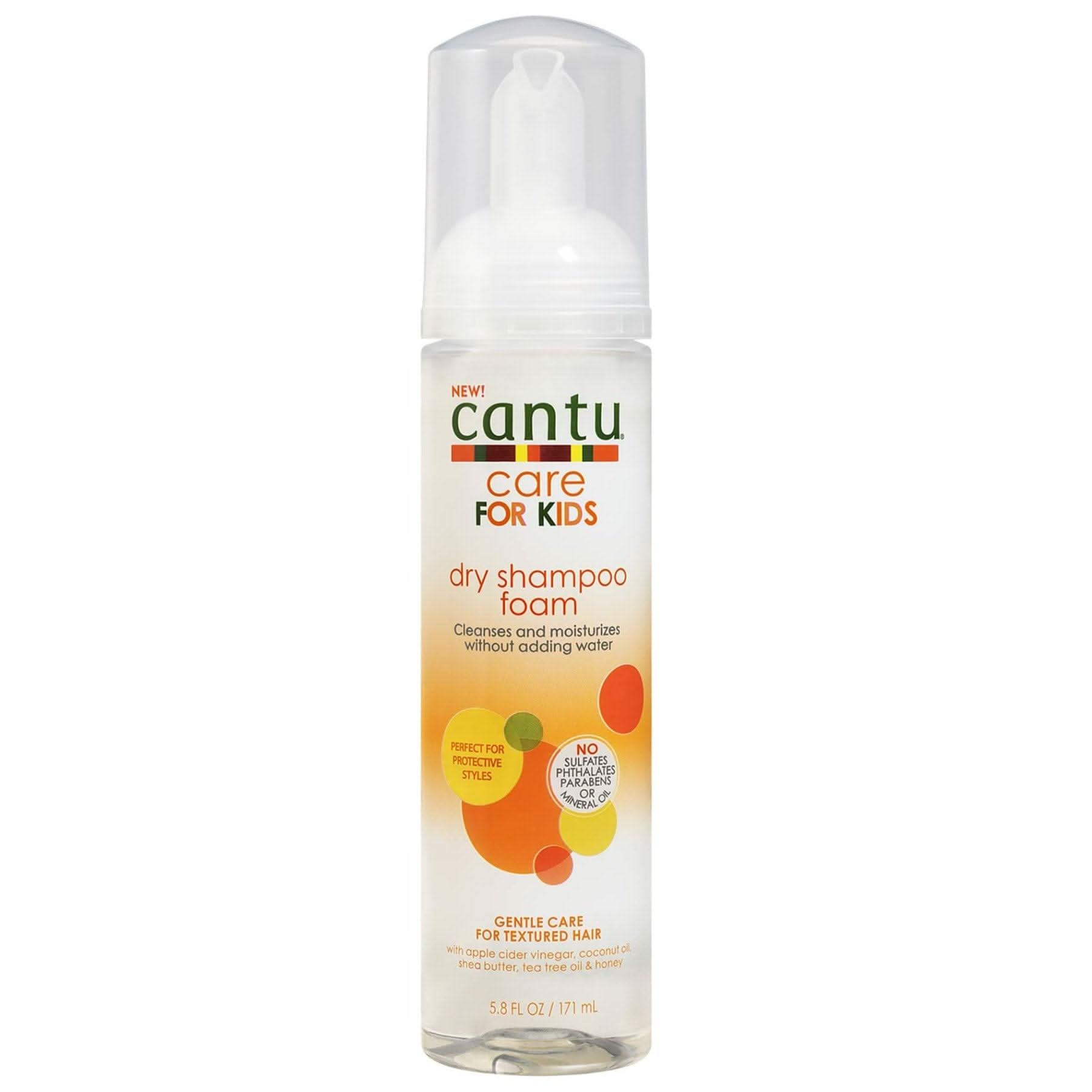 Cantu Care for Kids Dry Foam Shampoo 171ml-Gentle Shampoo-Beauty and hair supply