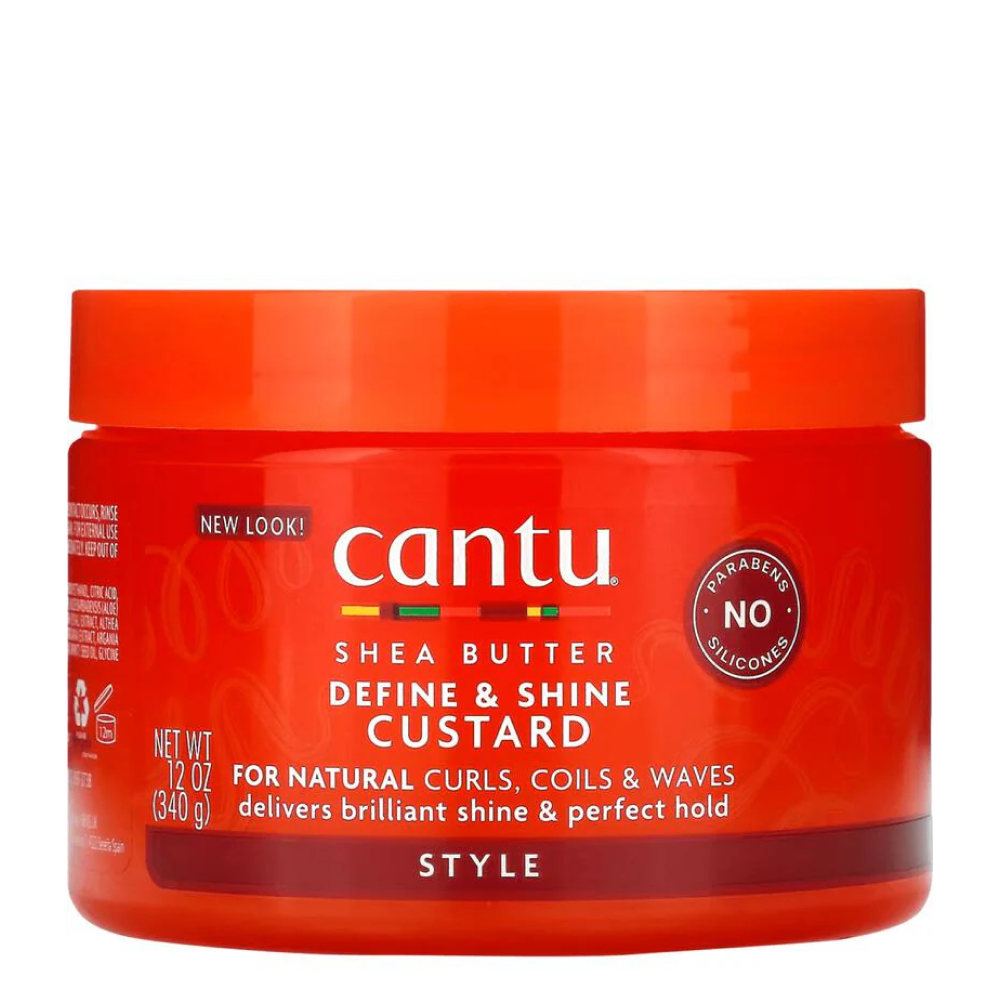 Cantu Define & Shine Custard 340g-Gel-Beauty and hair supply