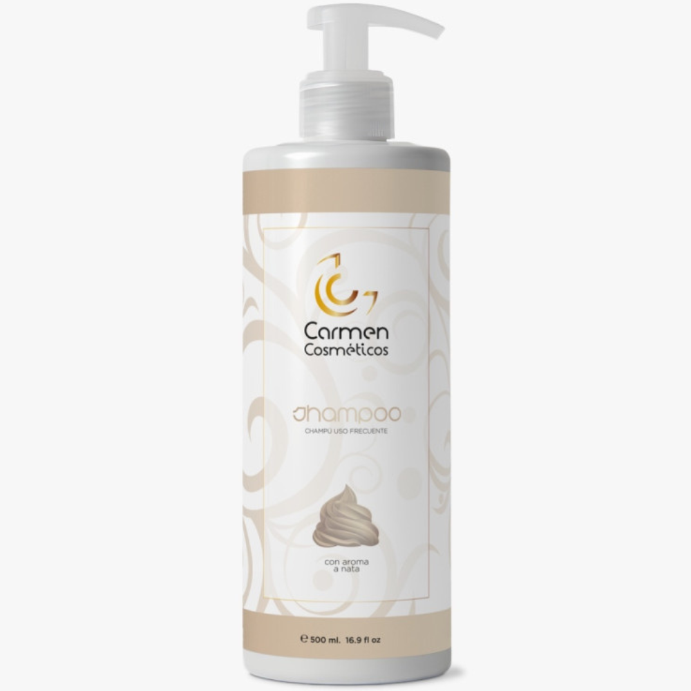 Carmen Cosméticos Daily Shampoo with Cream Scent 500ml-Gentle Shampoo-Beauty and hair supply