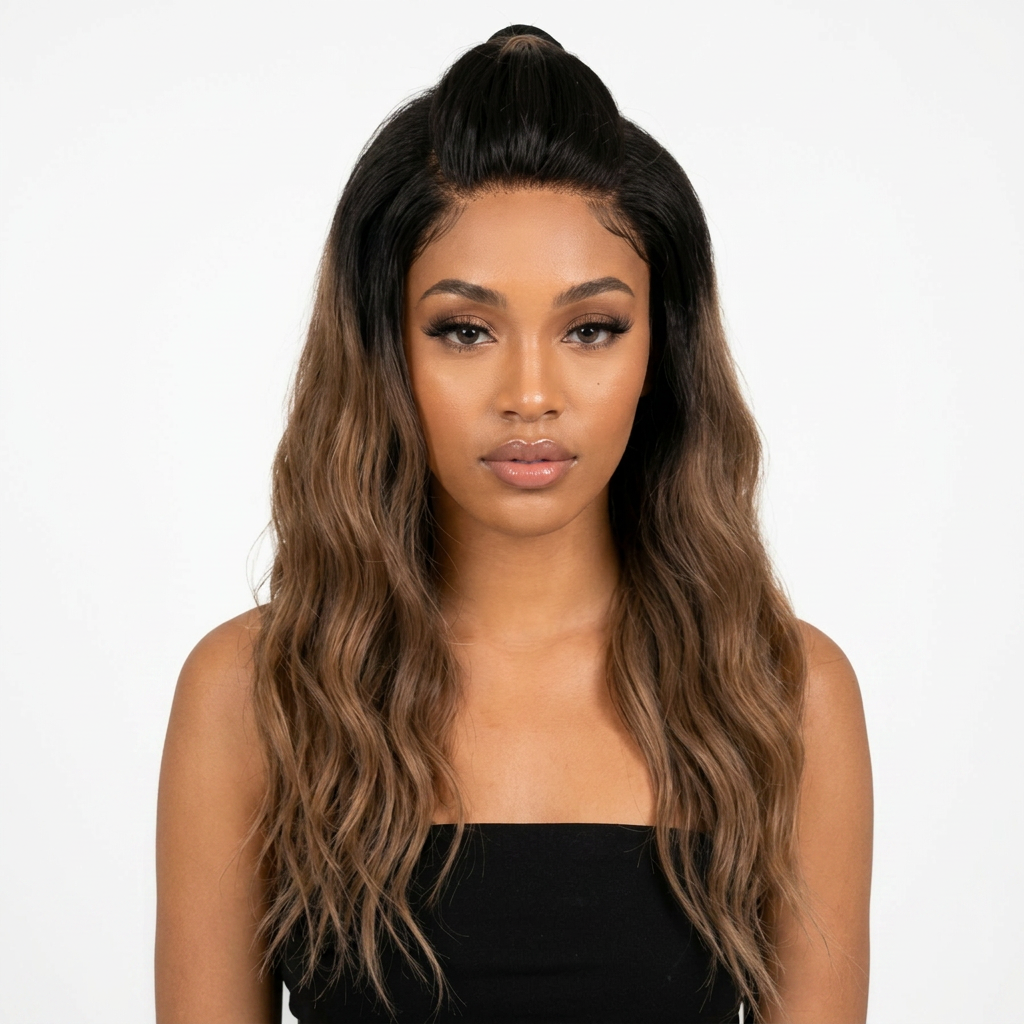 Station Style Lace Somara Super Volume Lace wig With Natural Baby Hair Line