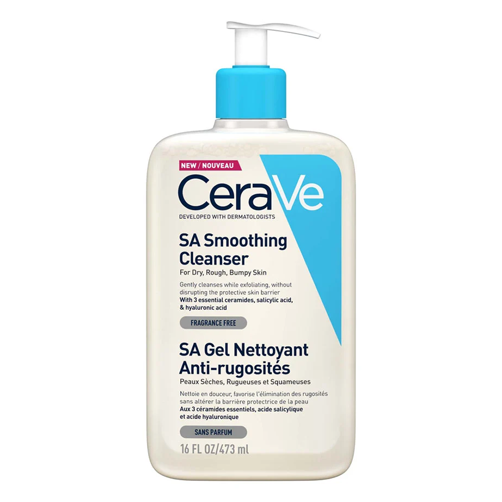 Cerave Sa Smoothing Cleanser 473ml-Gel Cleanser-Beauty and hair supply
