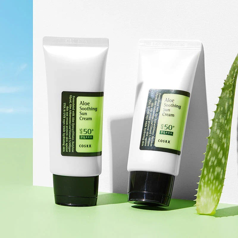 Cosrx Aloe Soothing Sun Cream Spf50 Pa 50ml-Sunscreen-Beauty and hair supply