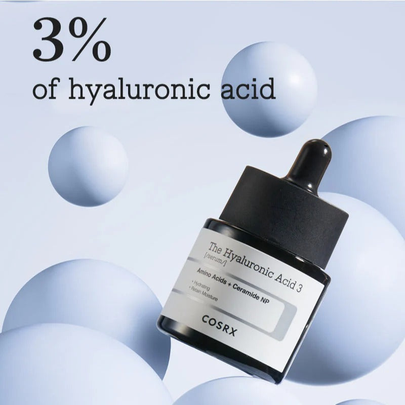 Cosrx The Hyaluronic Acid 3 Serum Moisturizing 20g-Hyaluronic Serum-Beauty and hair supply