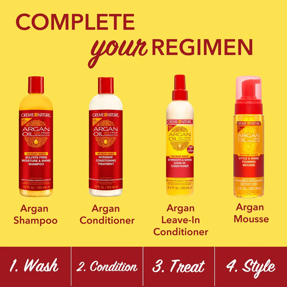 Creme of Nature Argan Oil Shine Leave in Condition 8.45 oz-All-Beauty and hair supply