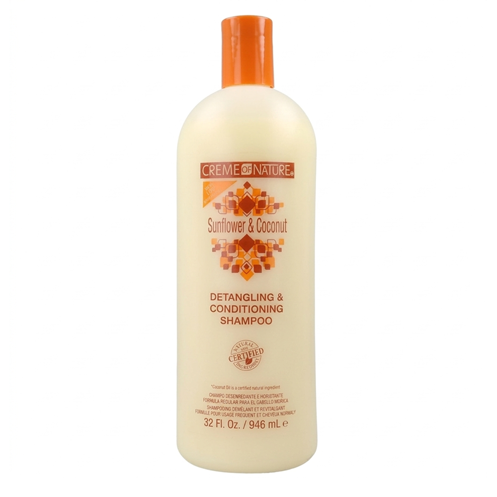 Creme of Nature Sunflower & Coco Det. & Condit. Shampoo 32oz-All-Beauty and hair supply