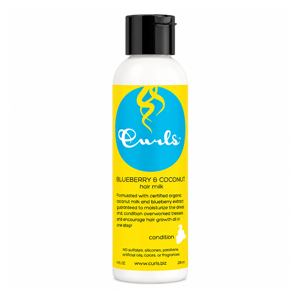 Curls Blueberry & Coconut Hair Milk 236ml-Hair Moisturizer-Beauty and hair supply