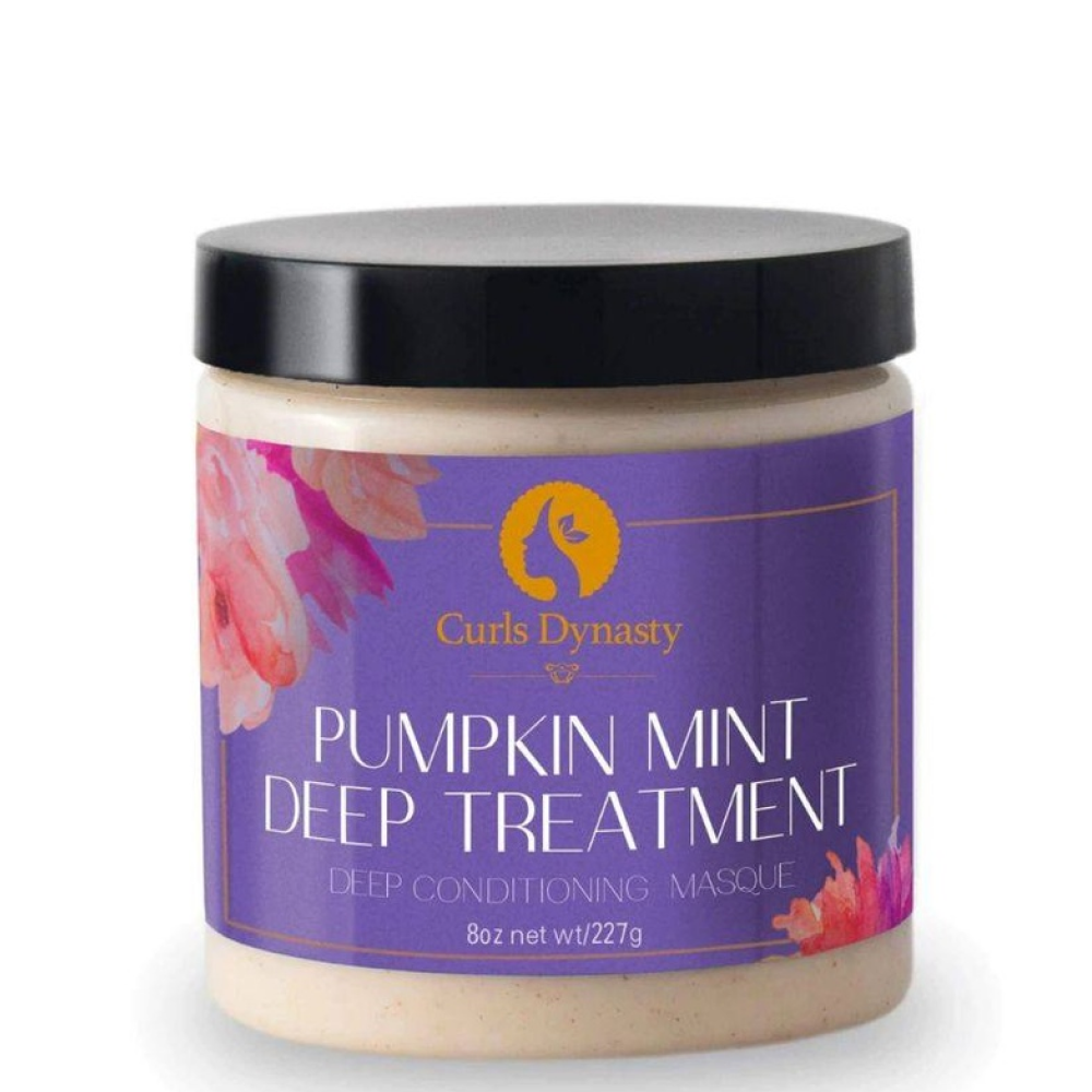 Curls Dynasty Pumpkin Mint Deep Treatment Deep Conditioner Mask 234ml-Deep Conditioner-Beauty and hair supply
