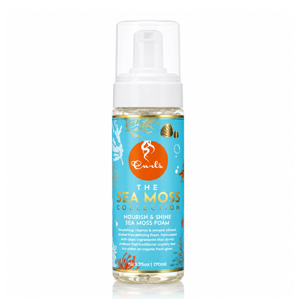 Curls Sea Moss Nourish & Shine Mousse 5.75oz-All-Beauty and hair supply