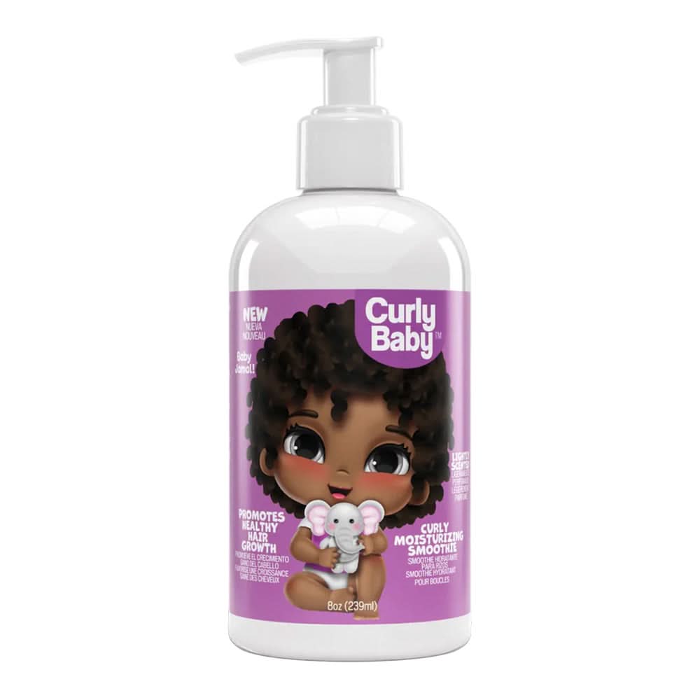 Curly Baby (Baby Jamal) Curly Moisturizing Smoothie 239ml-Leave-in Cream-Beauty and hair supply