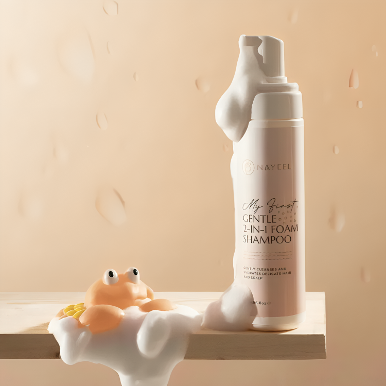 Curly Secret Nayeel - My First Gentle 2-in-1 Foam Shampoo 200ml-Gentle Shampoo-Beauty and hair supply