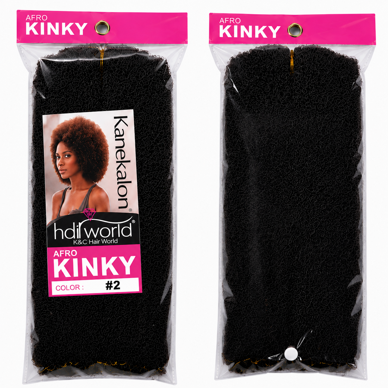 K&C Hair World Kanekalon Afro Kinky Bulk Synthetic Hair