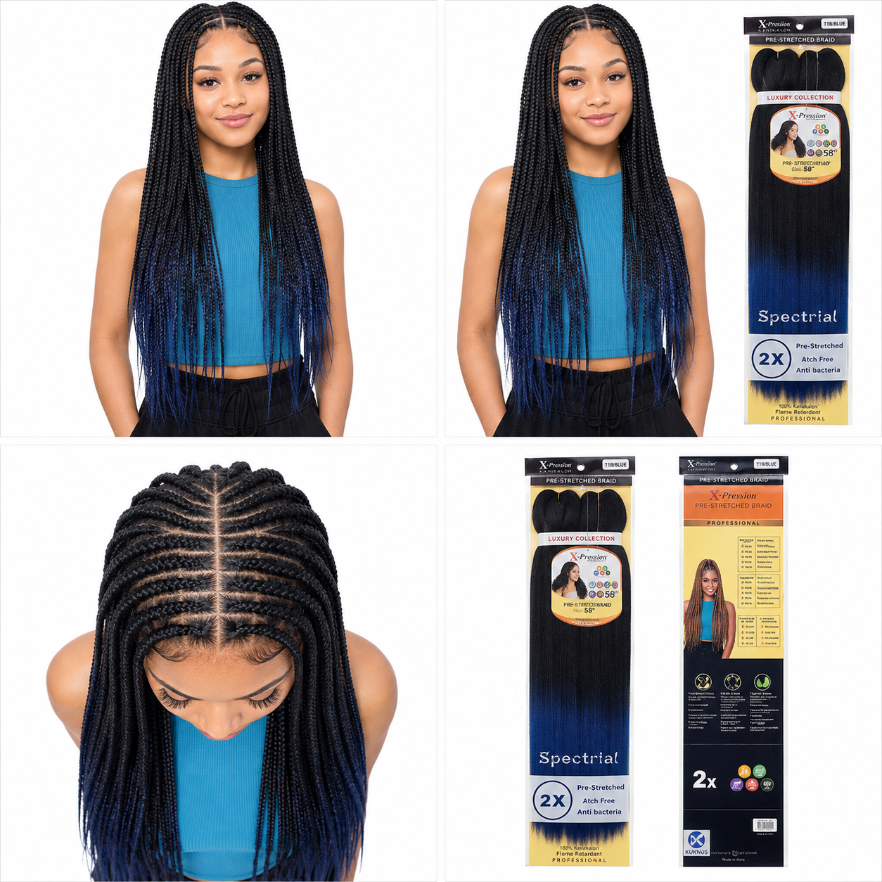 Kuknus Braids 2x Value Pack Pre-Stretched 26"