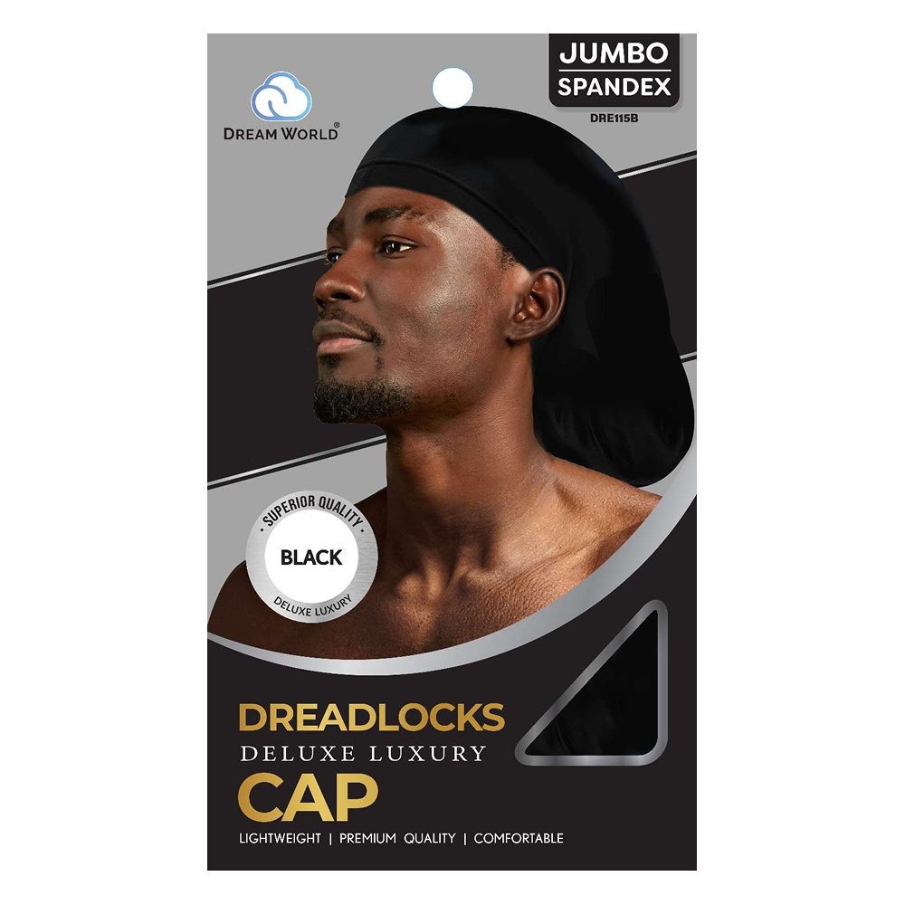 Dream World U-Dreadlocks Cap Jumbo Black