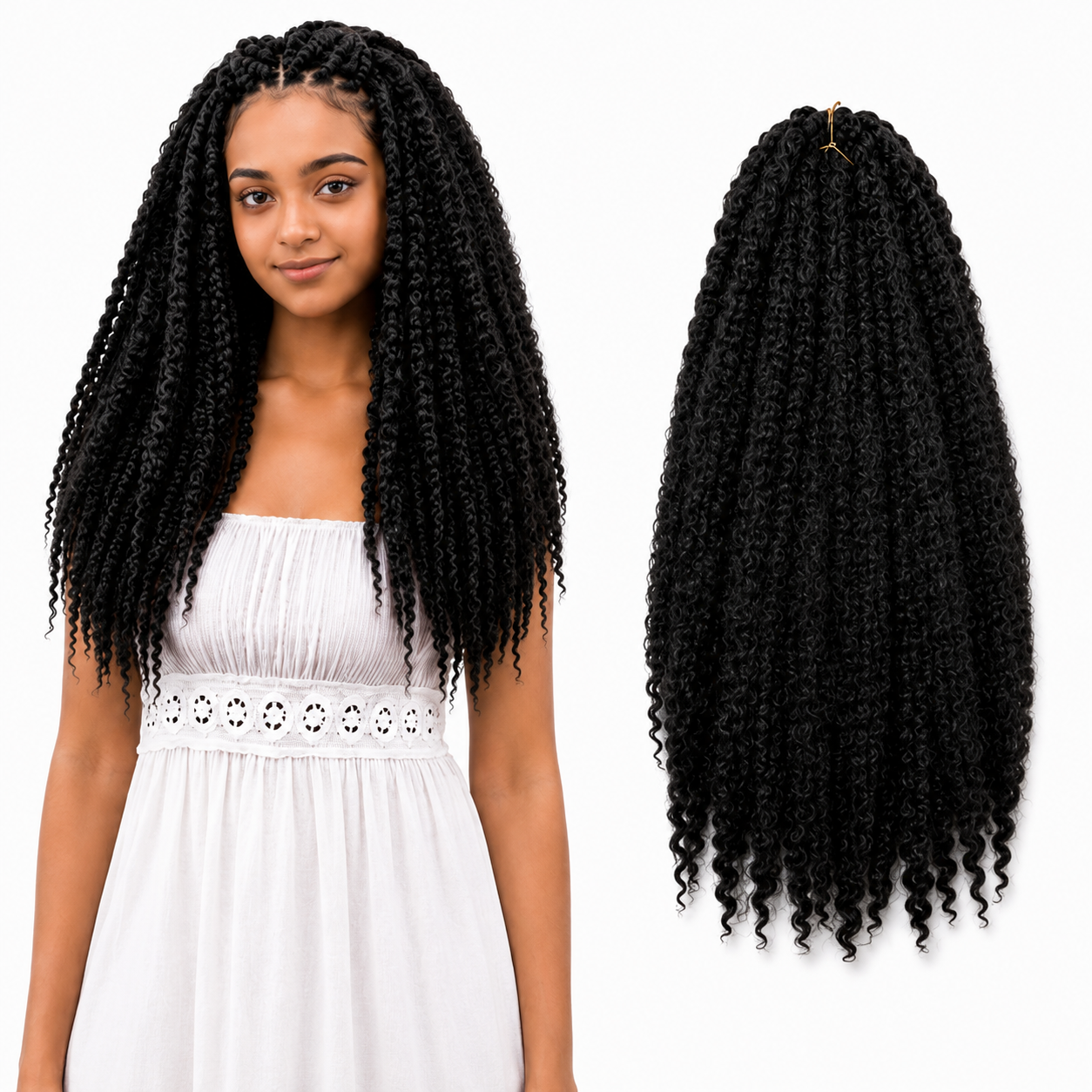 Kuknus Style Marley Braid Bulk Synthetic Braids Hair 20