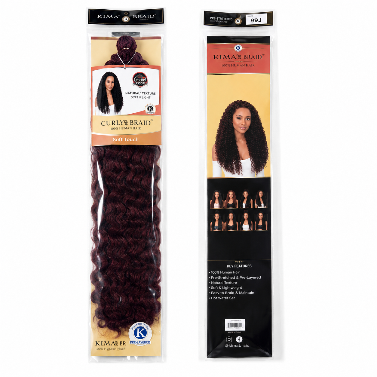 Kuknus Style Deep Twist Bulk Synthetic Braiding Hair