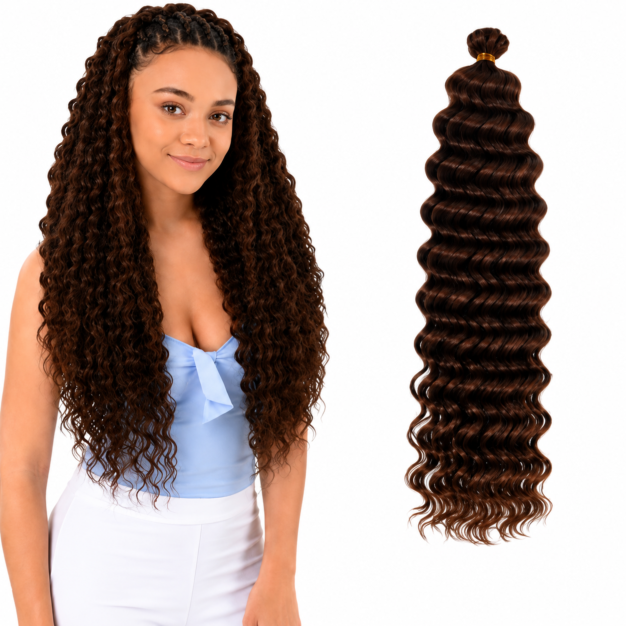 Kuknus Synthetic Deep Twist Bulk Braids 20"