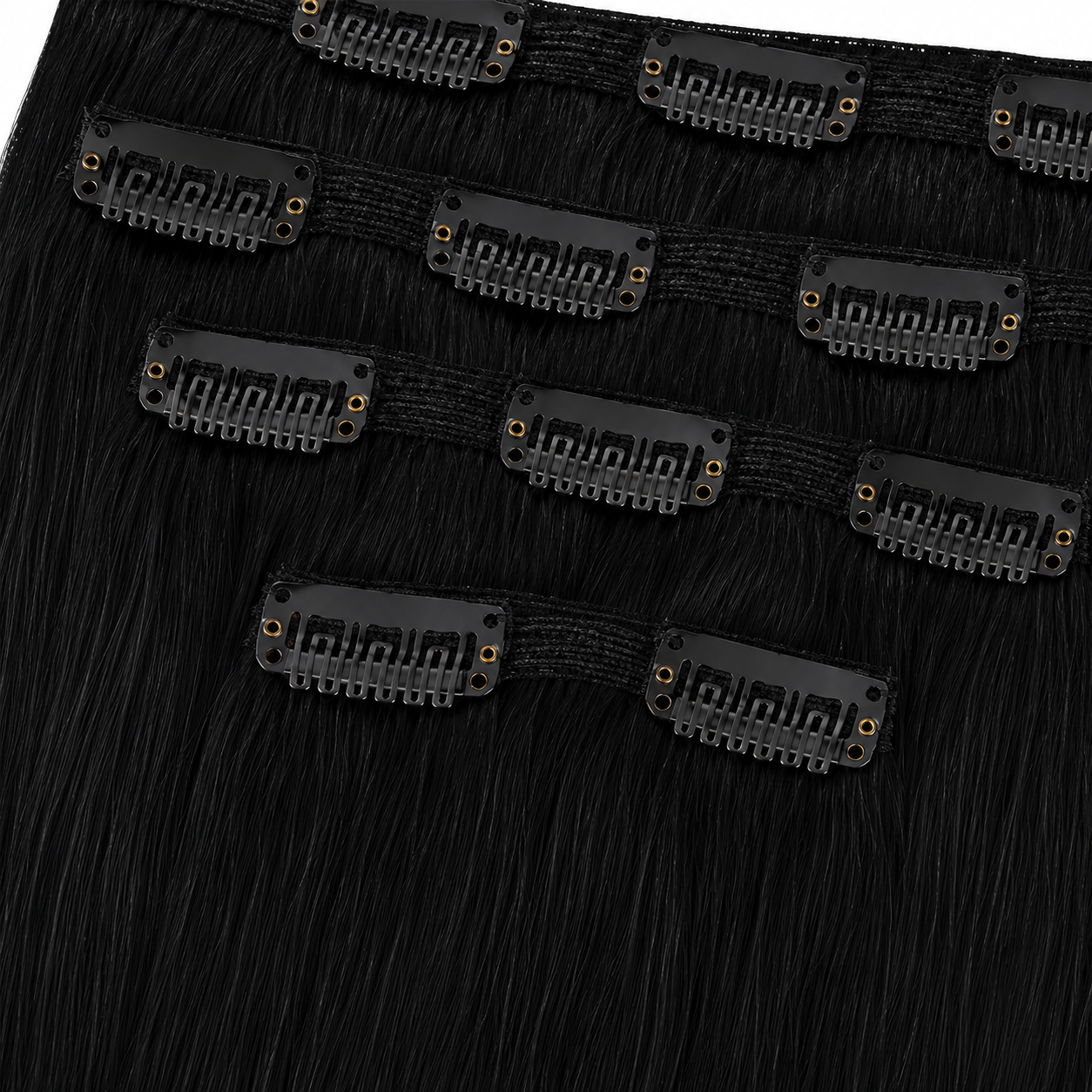 Darbro Doja Silk Press Straight Clip-In Synthetic Hair Extensions 22"