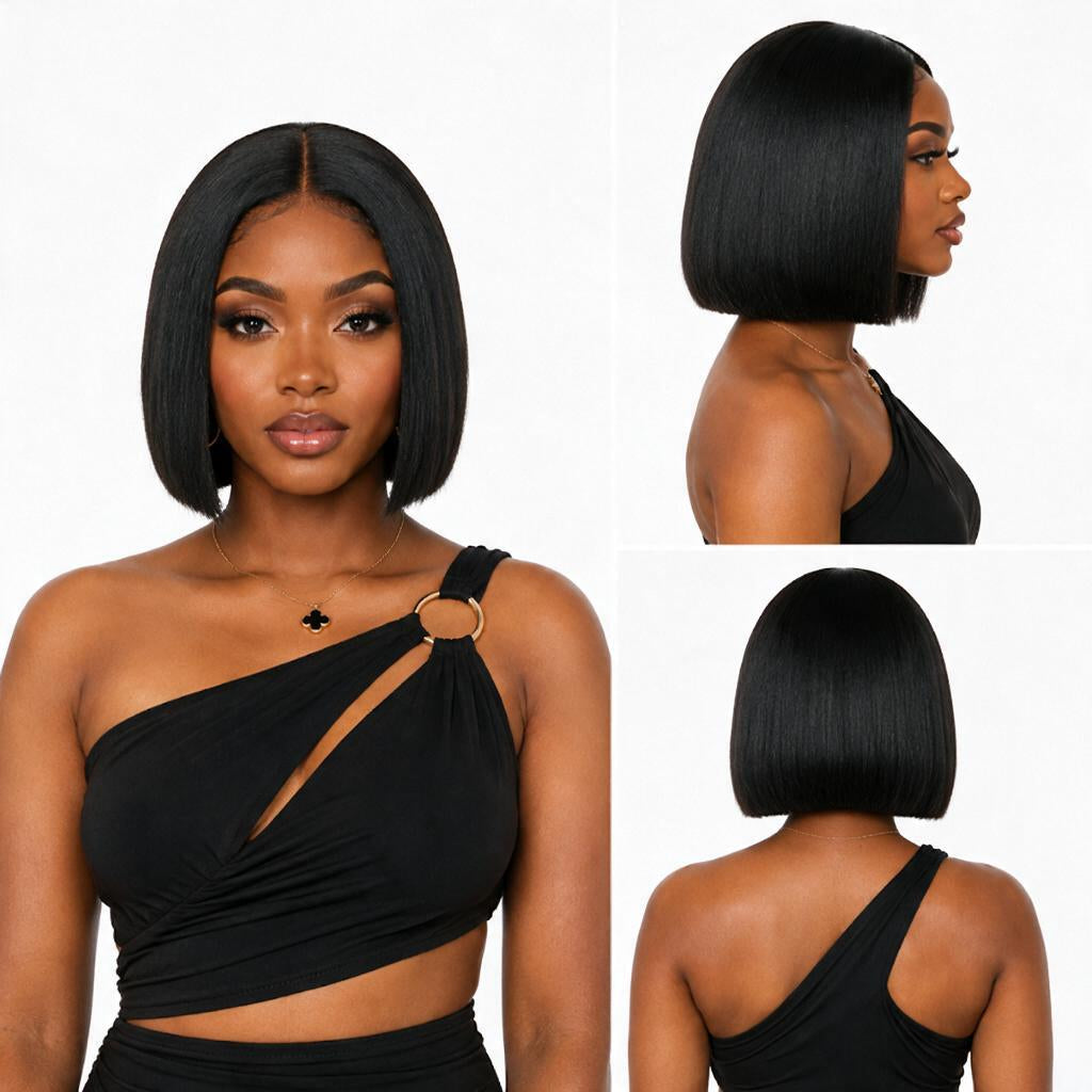 Ei Brazilian 100% Unprocessed Virgin Brazilian Human Hair Style: Straight (Natural Color)
