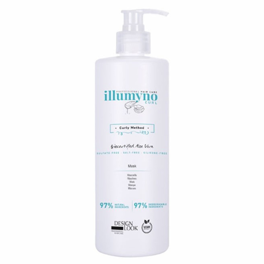 Design Look Mask Illumyno Curly Method 500ml-Hair Mask-Beauty and hair supply