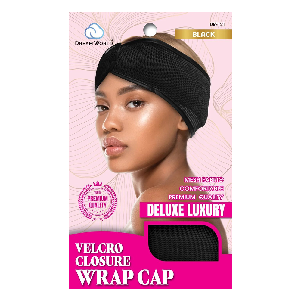 Dream World W-Mesh Wrap Cap Velcro Black
