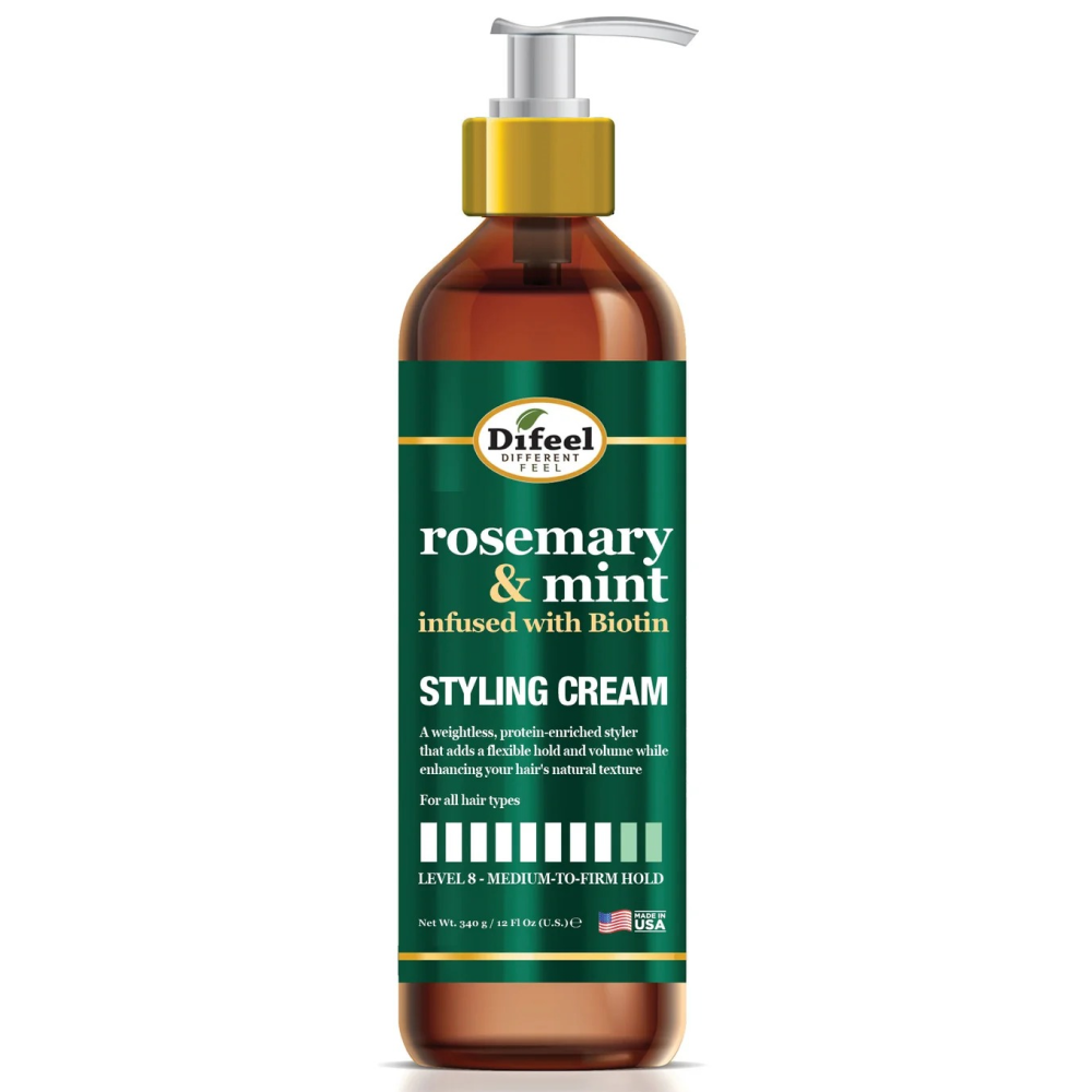 Difeel Rosemary & Mint Styling Cream 12oz-All-Beauty and hair supply