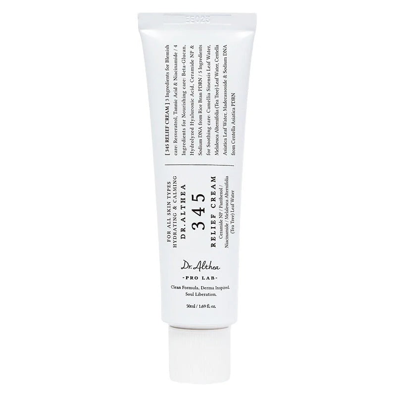 Dr Althea 345 Relief Cream Moisturizer for Soothing Recovery 50ml-Gel Cream-Beauty and hair supply