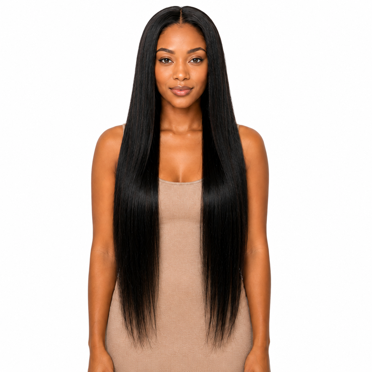 Ei Brazilian 100% Unprocessed Virgin Brazilian Human Hair Extension Straight Natural