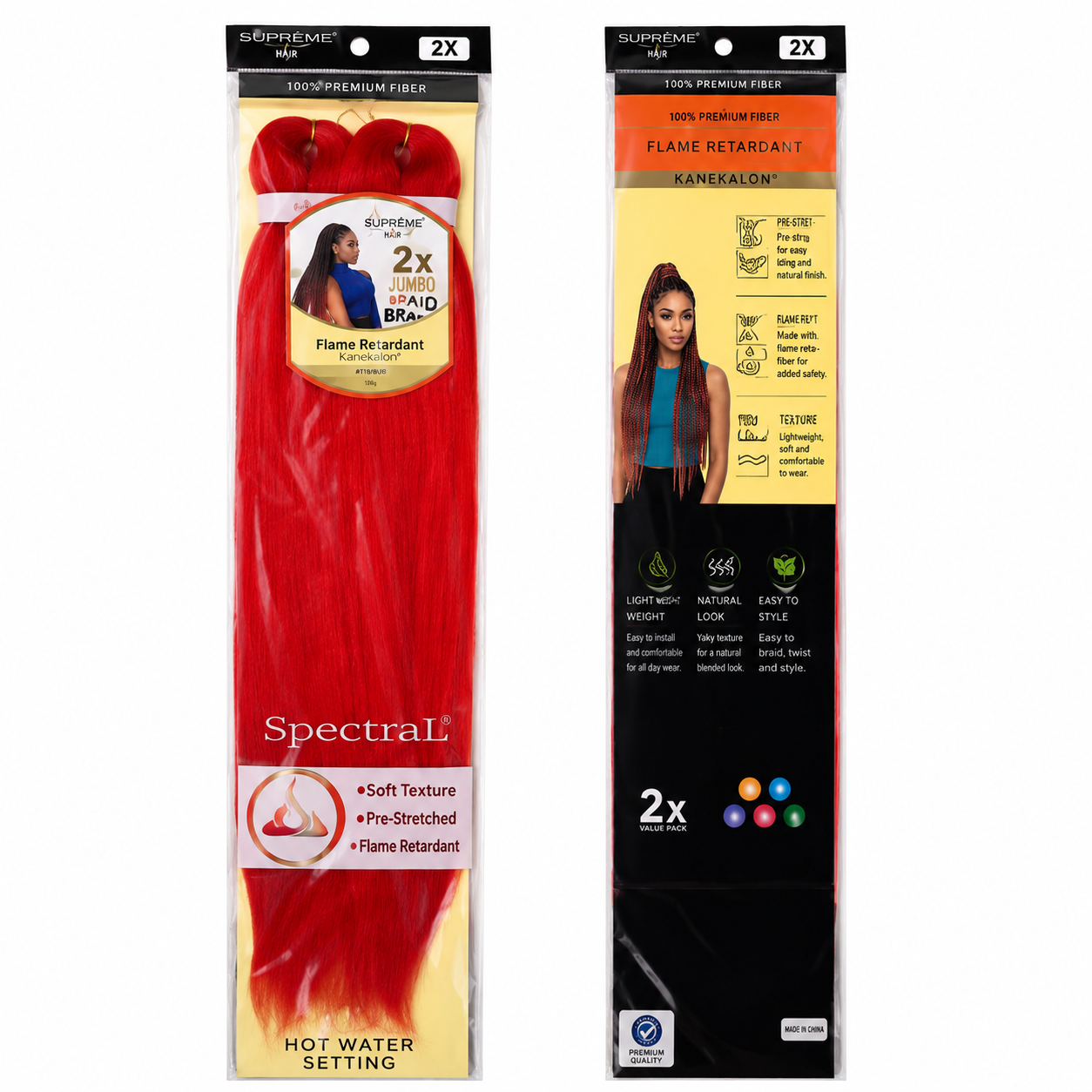 Kuknus Braids 2x Value Pack Pre-Stretched 26"