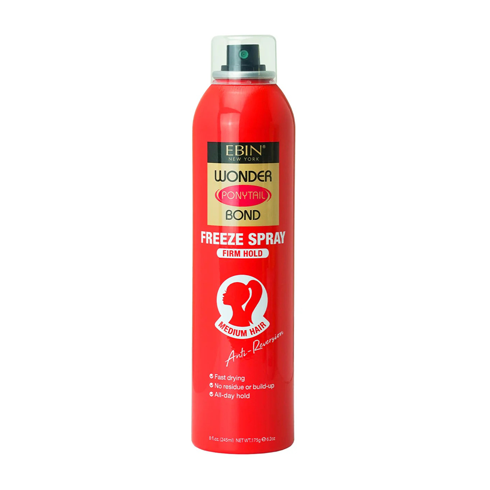 Ebin Wonder Ponytail Spray Extra Mega 245ml-Hair Spray-Beauty and hair supply