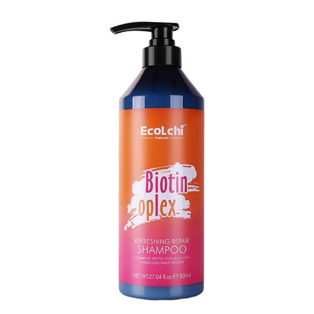 Ecolchi Refreshing Repair Shampoo 800ml-Repairing Shampoo-Beauty and hair supply